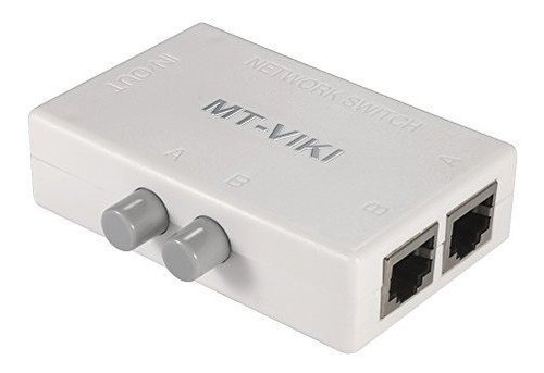 Mt-viki 2 Puertos Hub Switch Select Divisor De Red 2-in 1-ou 0