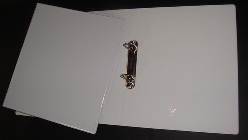 15 Carpeta A4 Blanca  Cubierta 2 Anillos Lomo 45 0