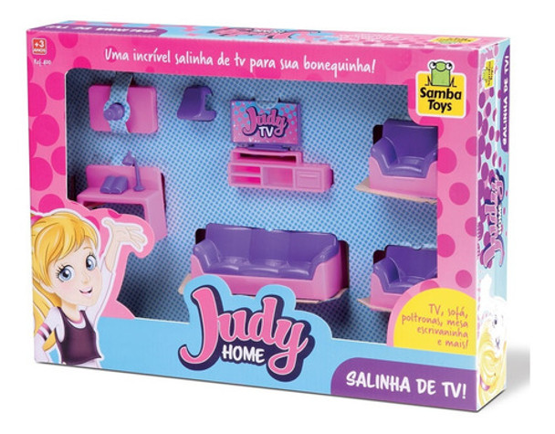 Brinquedo Infantil Coleção Judy Home Sala - Samba Toys 0