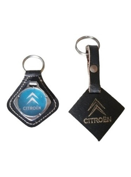 Dos Antiguos Llaveros Citroen,cuero 0 Dos Antiguos Llaveros Citroen,cuero 0