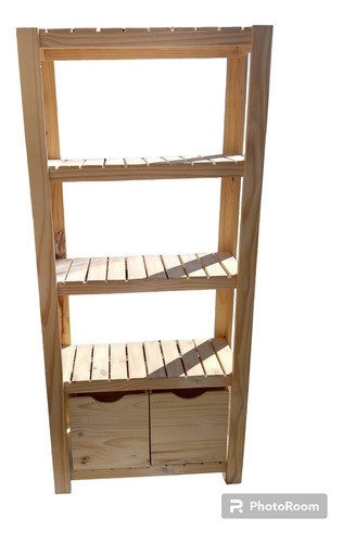 Astilla Muebles: Estantería De Pino Con Cajones 0