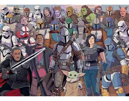 Ravensburger Star Wars The Mandalorian Challenge 1000 Piezas 0