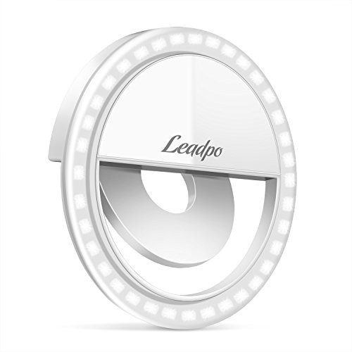 Luz Recargable Del Anillo De Selfie, Leadpo [super Slim] Sel 0