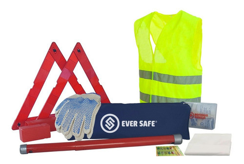 Kit Seguridad Para Auto Sin Matafuego Complementario Gold 0