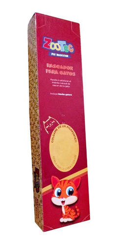 Rascador Carton Con Gato Hierba Gatera Catnip Colgar Puerta 0