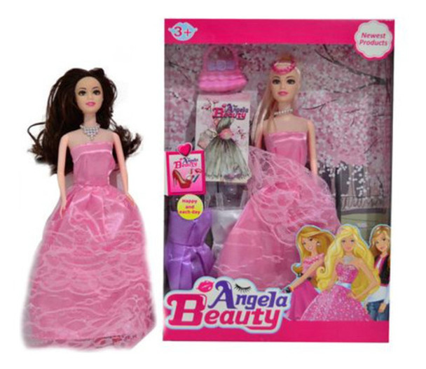 Muñeca Con Accesorios 4 Piezas En Caja 23x32cm - 52003/60558 0