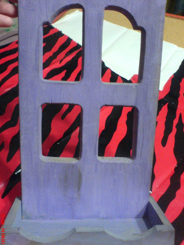 Artesania En Madera Rustica  Con Forma De Ventana- Cocinas, Jardines, Decoraciones Primaverales- Ideal Para Pintar Blanc 0