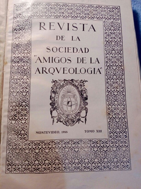 Revista Amigos De La Arqueología, Arredondo,santa Teresa 0
