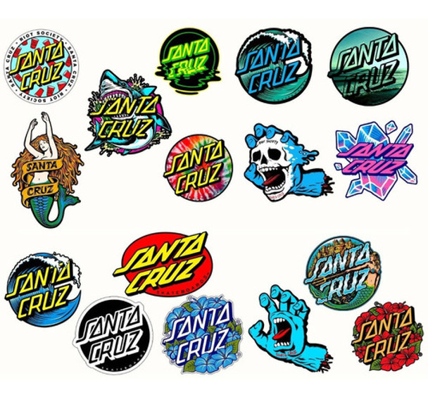 Parches Termoadhesivos Santa Cruz Skate Aplique Textil 0