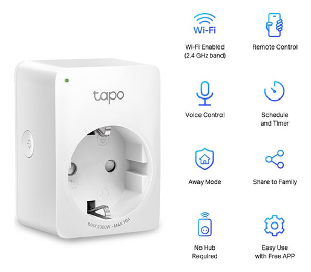 Enchufe Inteligente Tp-link Tapo P100 0