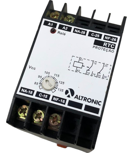 Relé Supervisor Sobre Tensão Altronic Rtc / Tlm 00 125vcc 0