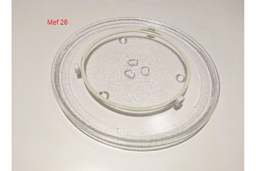 Kit Prato +  Rodizio Microondas Eletrolux Mef28 0