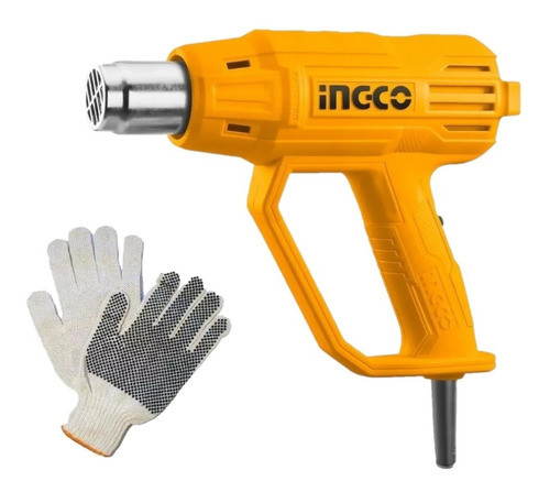 Pistola De Calor Ingco 2000w + Guantes 0