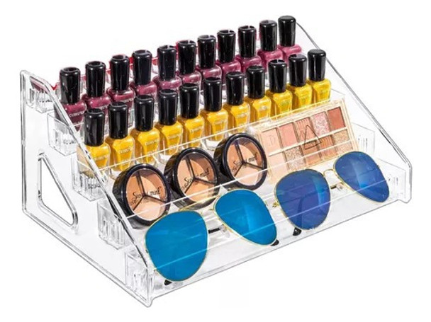 Organizador Maquillaje Cosméticos 4 Pisos Acrílico 0 Organizador Maquillaje Cosméticos 4 Pisos Acrílico 0