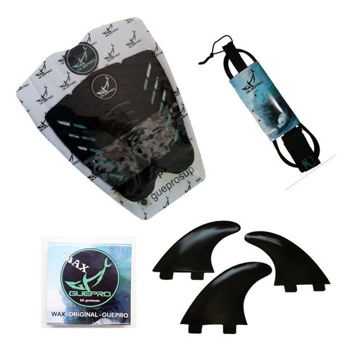 Deck Tri Quilhas Leash Parafina 0