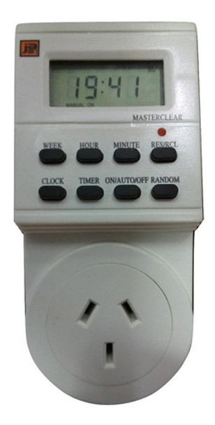 Timer Digital Reloj Programable Enchufable Ja Pack X 3u 0