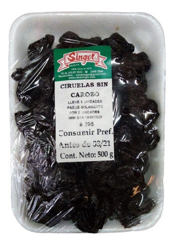 Ciruelas Sin Carozo 250 G 0
