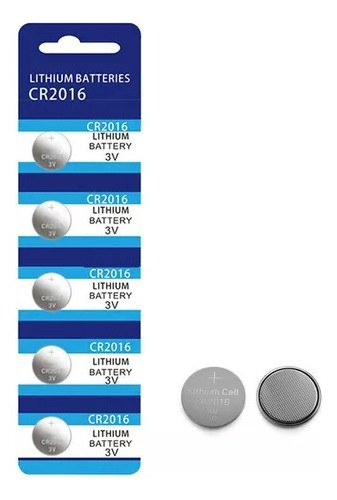 Pack  X100 Pila Generica Cr2016 Accesorios Boton Litio 0