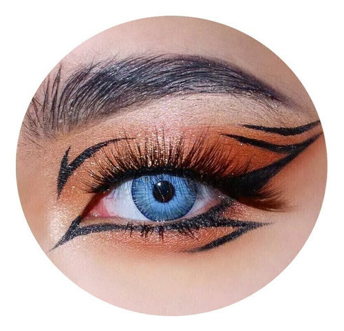 Freshlady - Modelo New York Blue Lentes De Contacto Anuales 0
