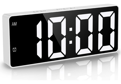 Ankilo Reloj Digital, Reloj Despertador Led Para Dormitorio, 0