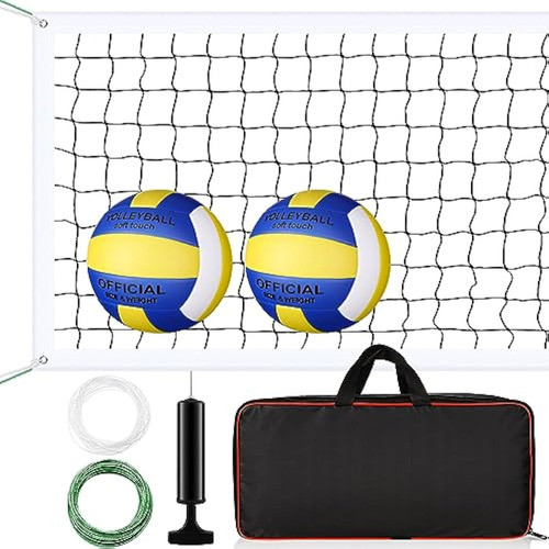 Meooeck El Juego De Red De Voleibol De Tamaño 0