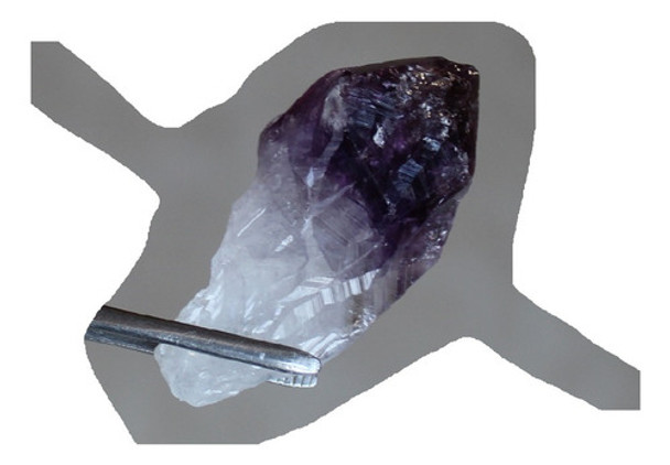 Amatista Violeta Bellísima Punta Natural Bruto - Nefer Joyas 0