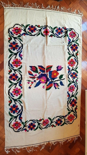 Antigua Manta Mexico Flores Centro America B80 0