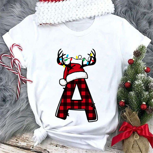 Plantillas Para Sublimar Remeras Navidad Iniciales P333 0