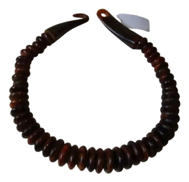 Max Colar Indiano Resina Cor Âmbar Marron 2 0