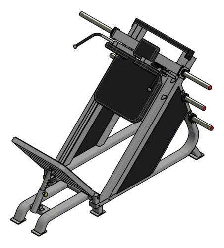 Plano Para Fabricar Maquina De Gym Hack De Piernas 0