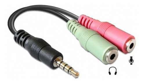 Adaptador Mini Plug 3.5 Audio A Auricular Y Micrófono Ps4 0