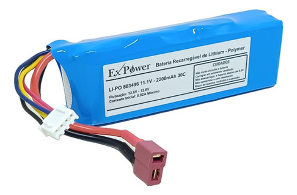 Pack 11.1v 2200mah 30c Li-po P/ Desfibrilado Life 400 Futura 0