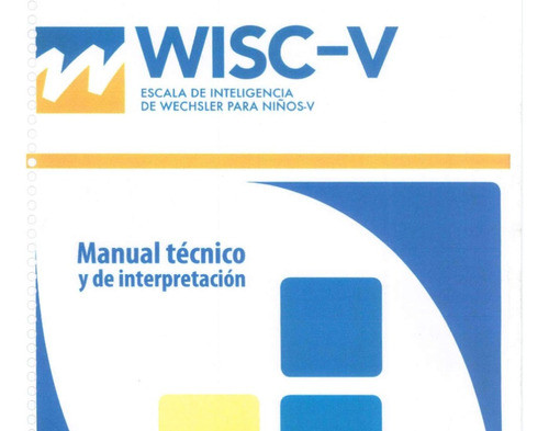 Wisc-v Escala De Inteligencia De Wechsler Para Niños V 0