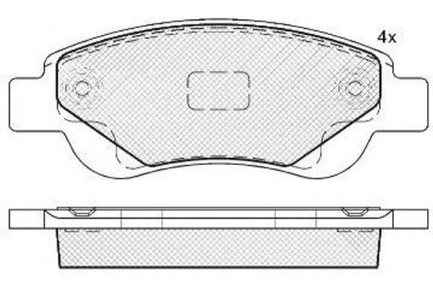 Pastillas Freno Byd Byd F0 - P.107 - Geely Lc - Jac J2 =cy.0 0