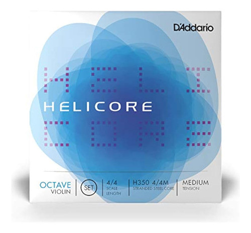 D Addario Octava  Juego De Violín H350 4 Tamaño 44 Mediana 0