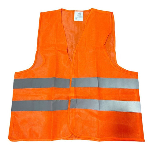 Chaleco Reflectivo Liviano Naranja Fluo 0