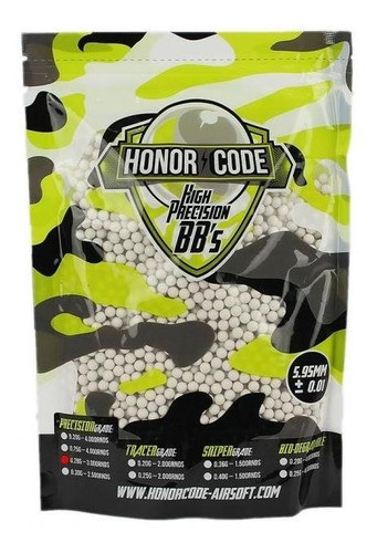 Esfera Plastica Para Airsoft Precision Series - Branca -. 0