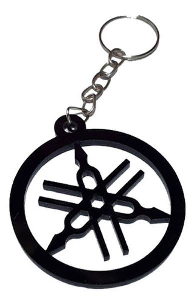 Chaveiro Vazado Em Acrílico Yamaha Moto 0