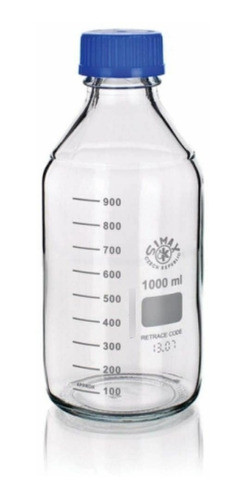 Frasco Vidrio Graduado Autoclavable Simax 250 Ml 0