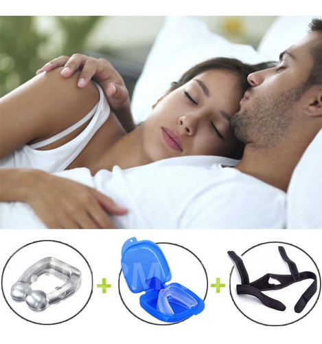 Kit X3 Antironquido Dormir Dejar Roncar Ronquidos Bruxismo 0