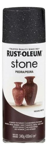 Efeito Pedra Preto Rust Oleum Spray 0