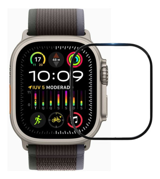 Película Protetora De Vidro 3d Para Applewatch Ultra 2 49mm 0