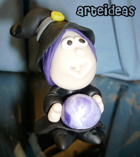 Arreglo Torta Bruja!!! (fiestas, Porcelana Fría) 0