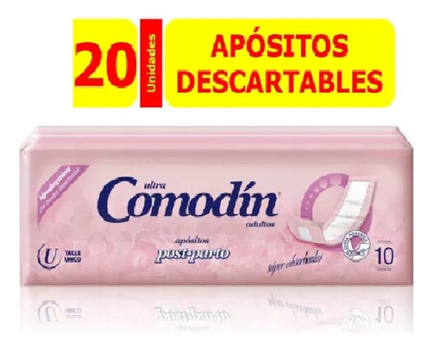Aposito Post Parto Comodin X 20 Unidades Apositos Postparto 0