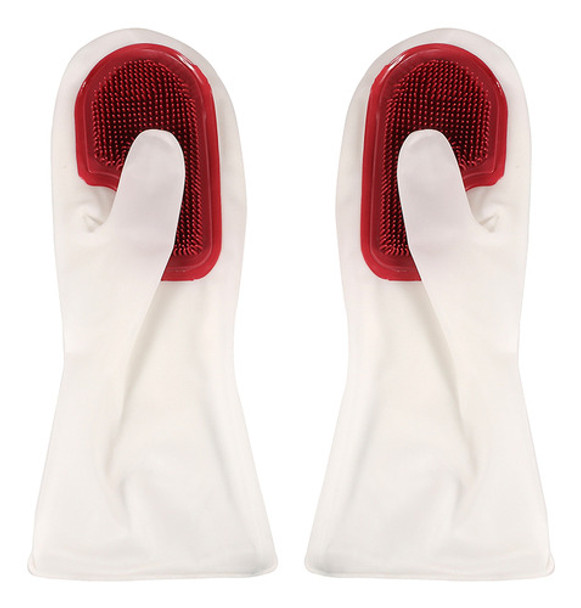 Guantes Cepillos Para Limpiar X Par Esponja 0