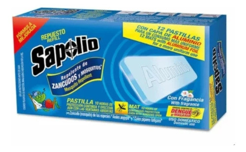Pastillas Repelente Mosquitos Sapolio 0