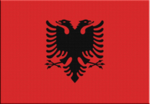 Parche Termoadhesivo Bandera Albania 0