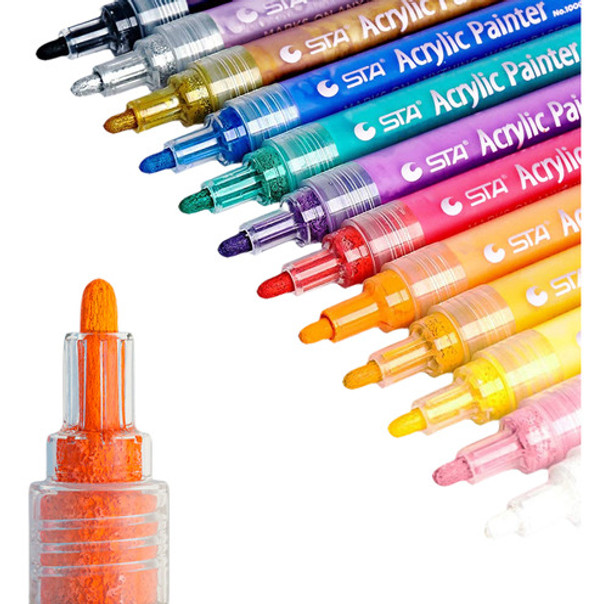 Set De Marcadores De Pintura Acrílica - Rotuladores De Pintu 0