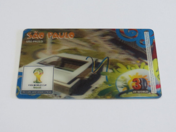 Cards 3d Copa 2014 São Paulo Jogo Uruguai X Inglaterra 0