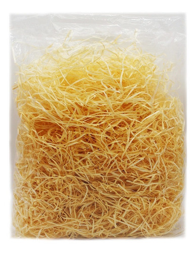 4 Palhas Decorativa P/ Cestas Presentes Enfeite Total 480 Gr 0